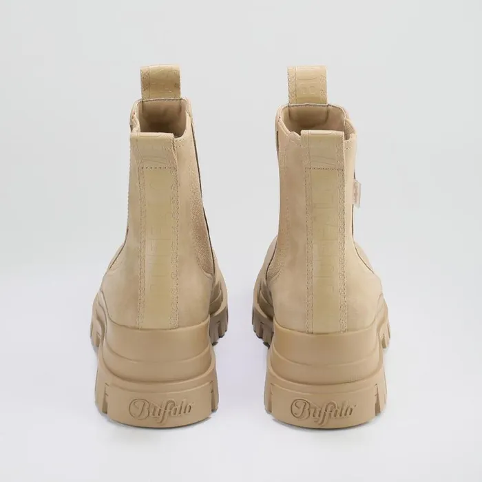 Shop Boots and AnkleBoots BUFFALO Aspha Chelsea MID Taupe