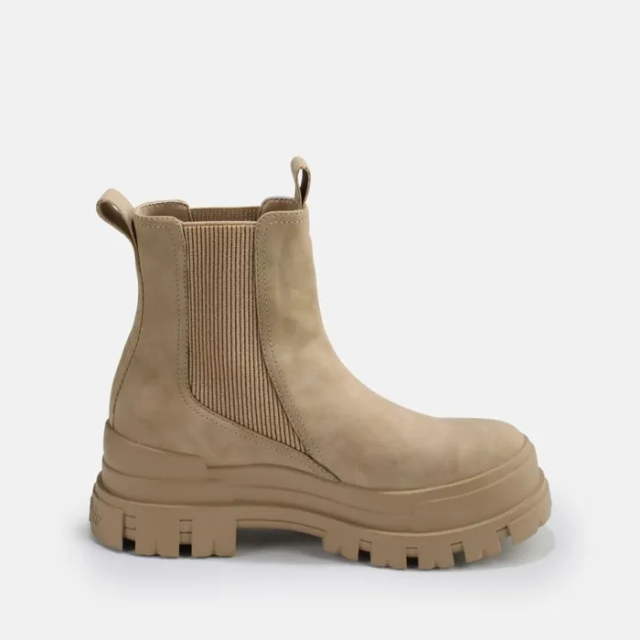 Shop Boots and AnkleBoots BUFFALO Aspha Chelsea MID Taupe
