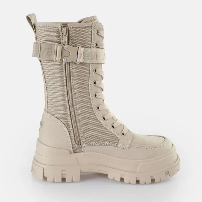 Shop Boots and AnkleBoots BUFFALO Aspha Com Hi Beige