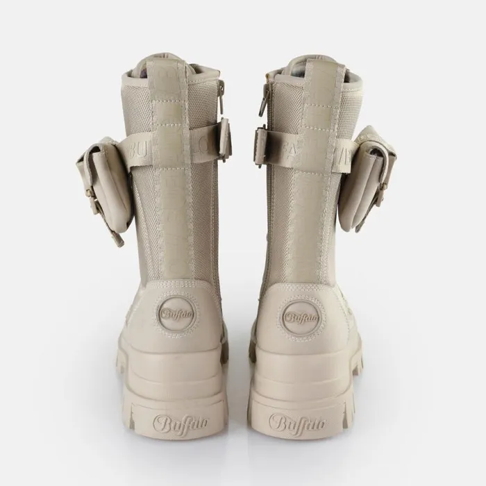 Shop Boots and AnkleBoots BUFFALO Aspha Com Hi Beige