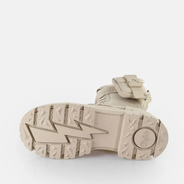 Shop Boots and AnkleBoots BUFFALO Aspha Com Hi Beige