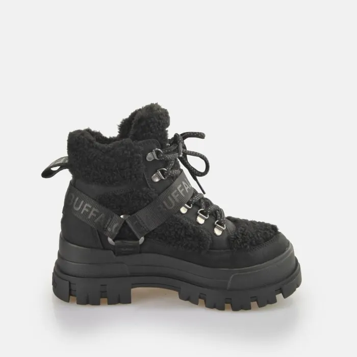 Shop Boots and AnkleBoots BUFFALO Aspha Com Mid Warm Black