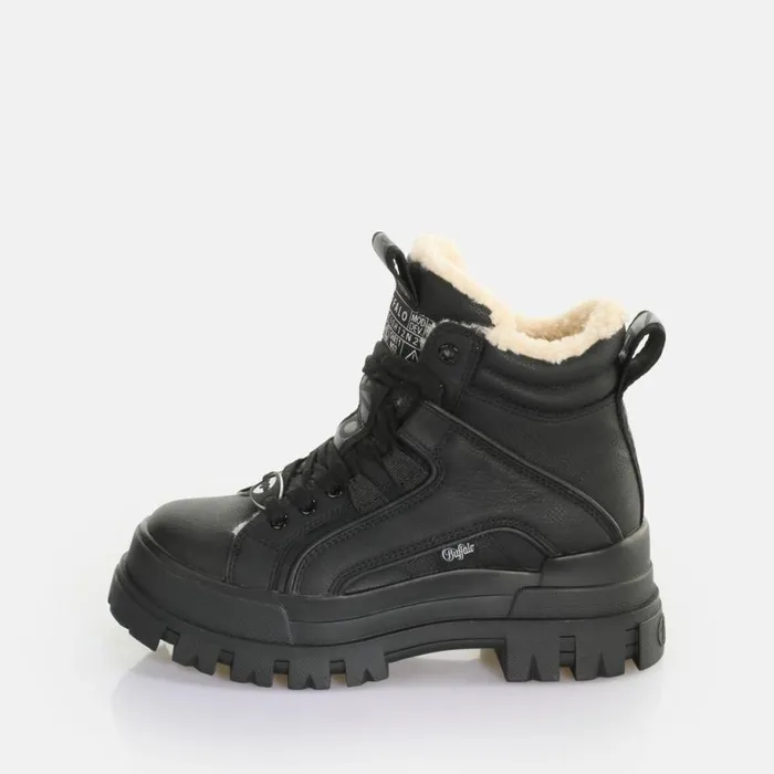 Shop Boots and AnkleBoots BUFFALO Aspha NC Mid Warm Black