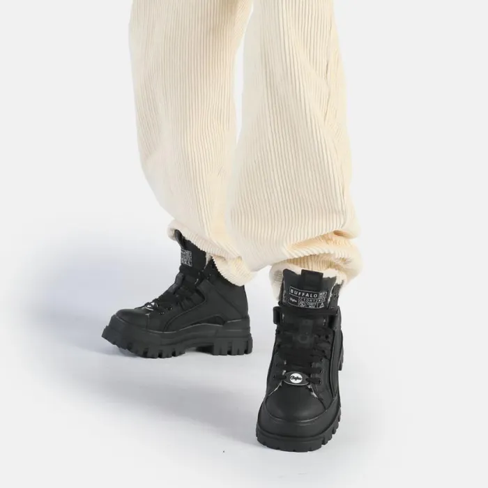 Shop Boots and AnkleBoots BUFFALO Aspha NC Mid Warm Black