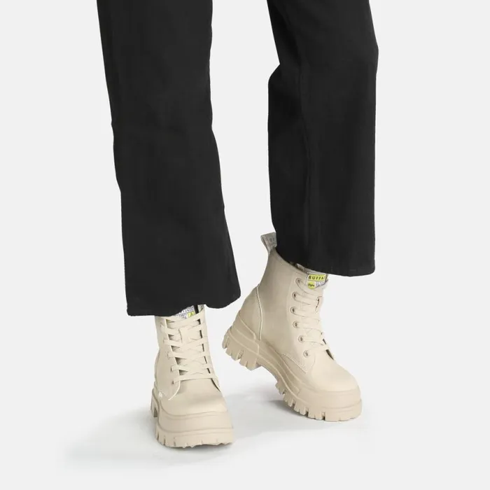 Shop Boots and AnkleBoots BUFFALO Aspha RLD Beige