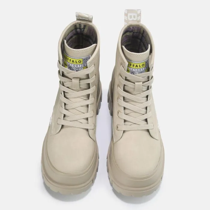 Shop Boots and AnkleBoots BUFFALO Aspha RLD Beige