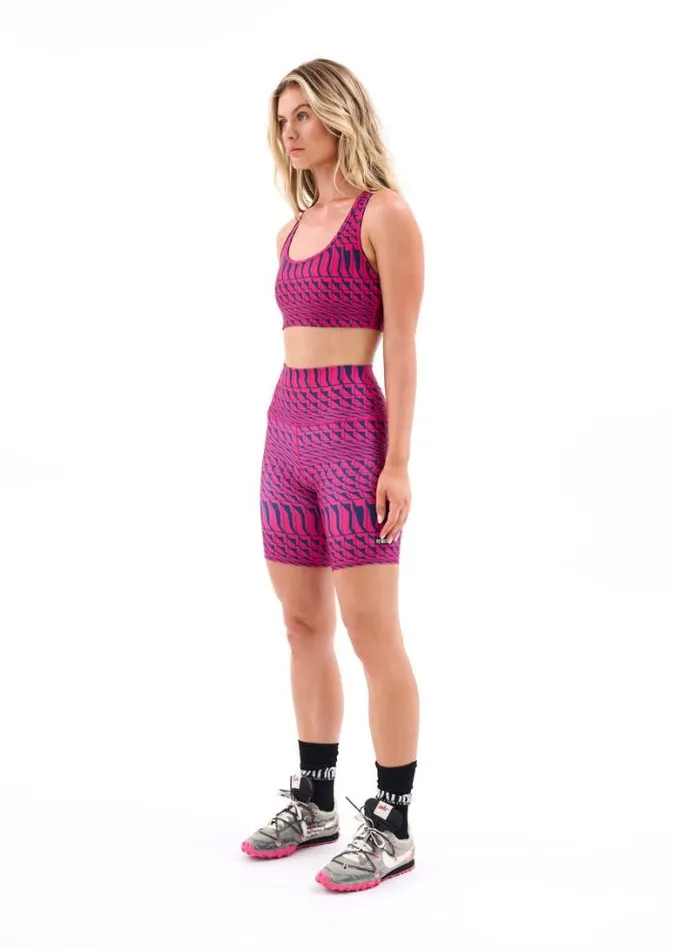 Shop EMPIRE BIKE SHORT IN GEOMETRIC PRINT PE Nation Shorts
