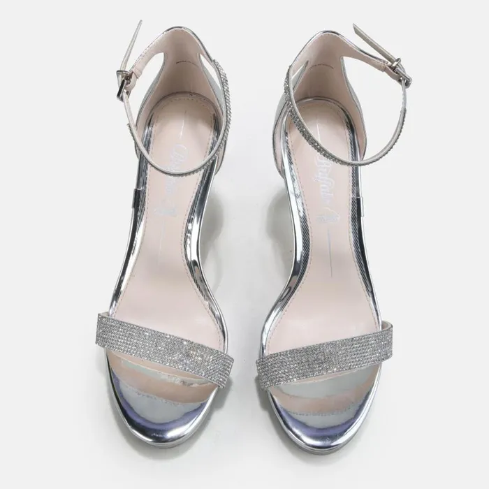Shop Heels BUFFALO Monroe 2 Silver