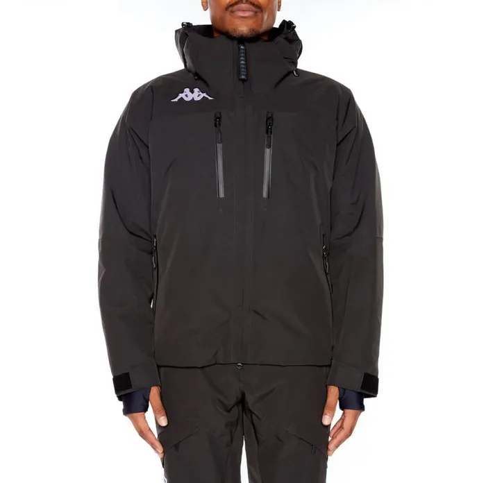 Shop Kappa Tops 6Cento 611P US Ski Jacket Black