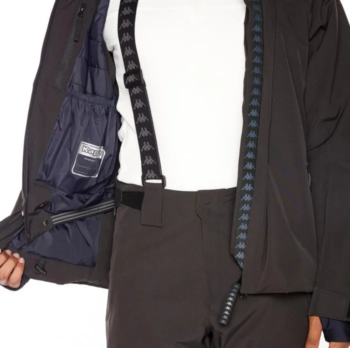 Shop Kappa Tops 6Cento 611P US Ski Jacket Black