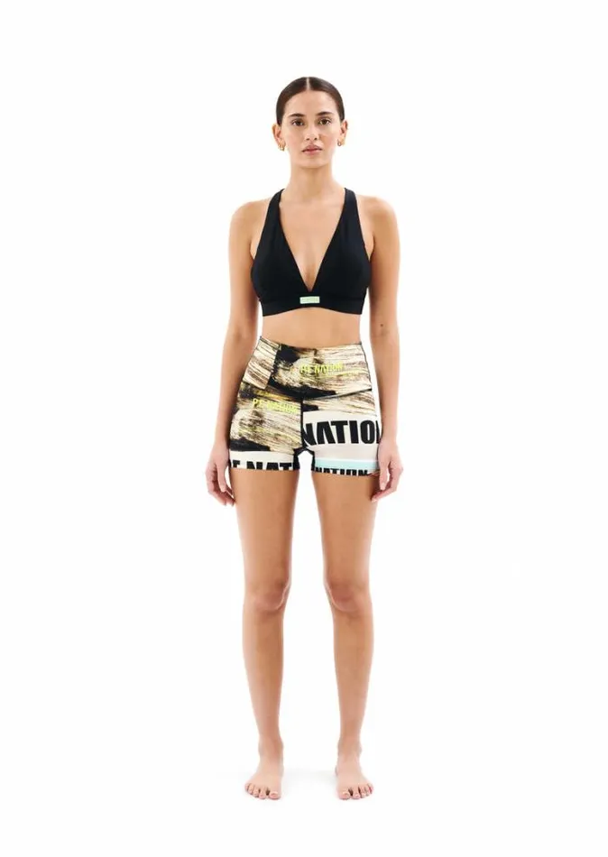 Shop LIDO BIKINI IN BLACK PE Nation Sports Bras and Crops
