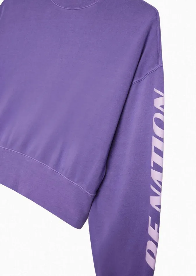Shop POINTS LEAD RECALIBRATE SWEAT IN ROYAL LILAC PE Nation Sweats