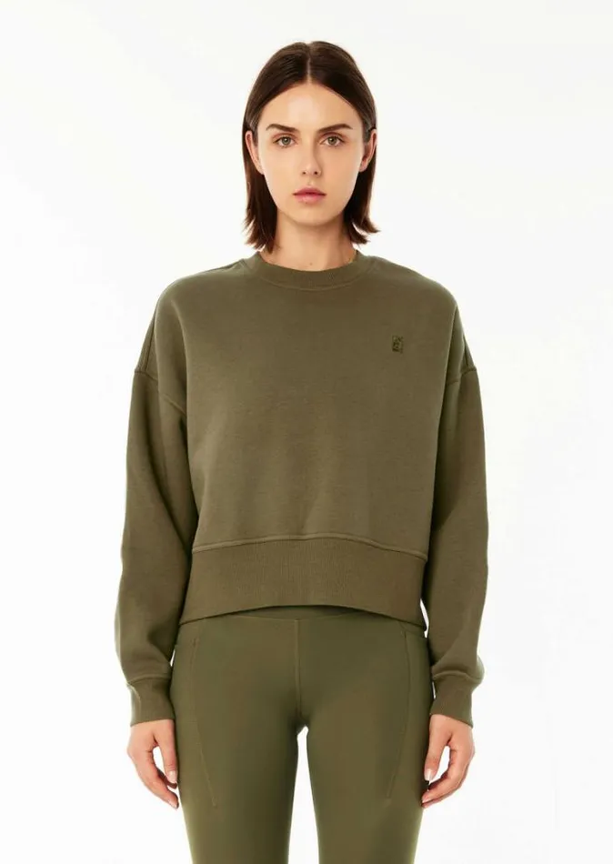 Shop RECALIBRATE SWEAT IN KHAKI PE Nation Sweats