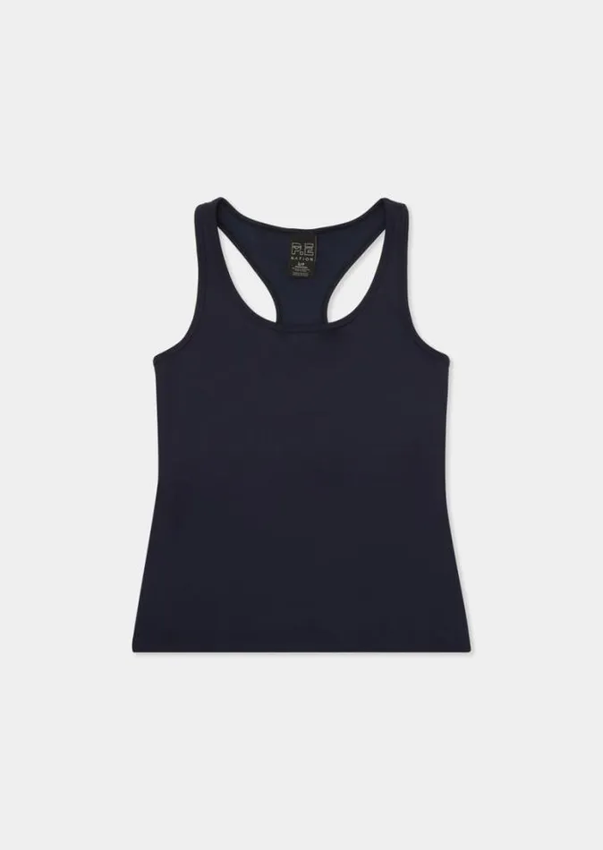 Shop RESET TANK IN DARK NAVY PE Nation Tees and Tanks