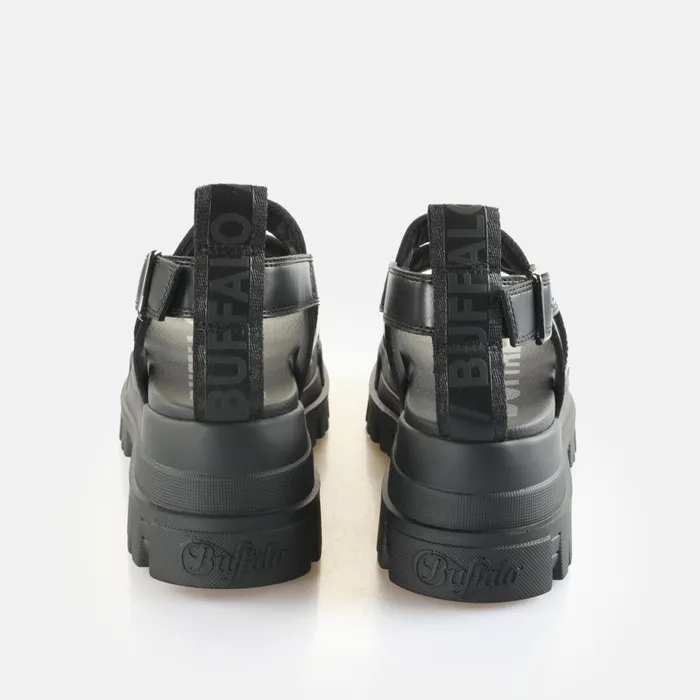 Shop Sandals and Slides BUFFALO Aspha Fsh Ot Black