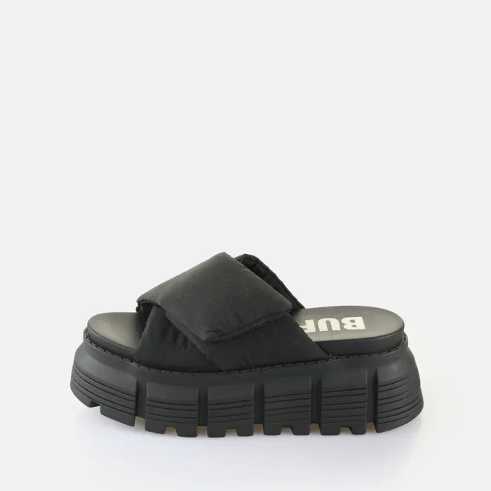 Shop Sandals and Slides BUFFALO Ava Velcross Black