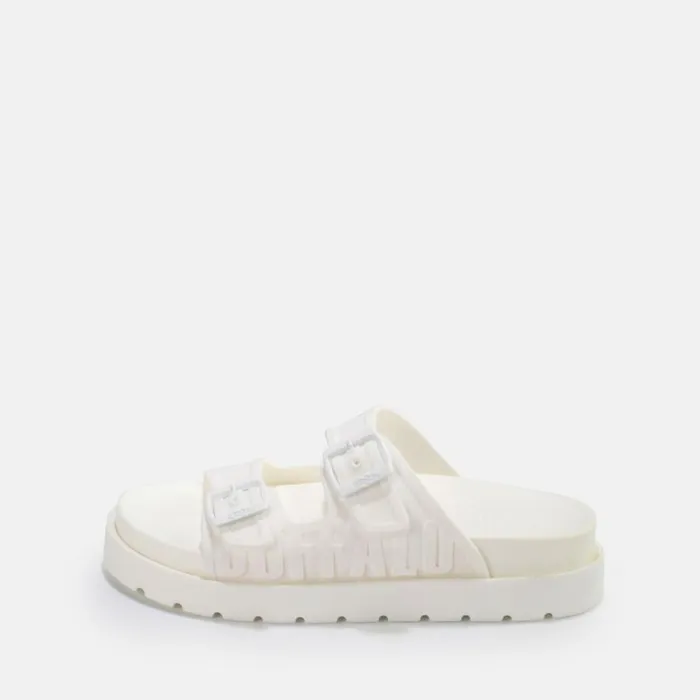 Shop Sandals and Slides BUFFALO Eve Sol White