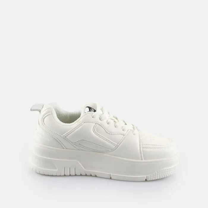 Shop Sneakers BUFFALO BFL JADE 8211 VEGAN NAPPANUBUCK 8211 WHITE White