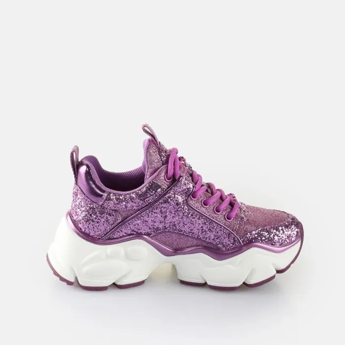Shop Sneakers BUFFALO Binary Glam Rosa Glitzer