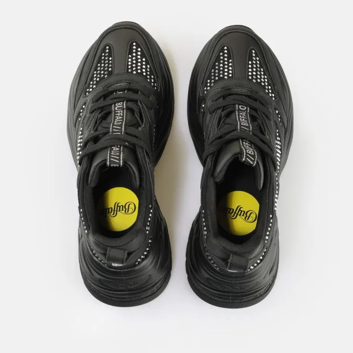 Shop Sneakers BUFFALO Triplet Glam Blacksilver