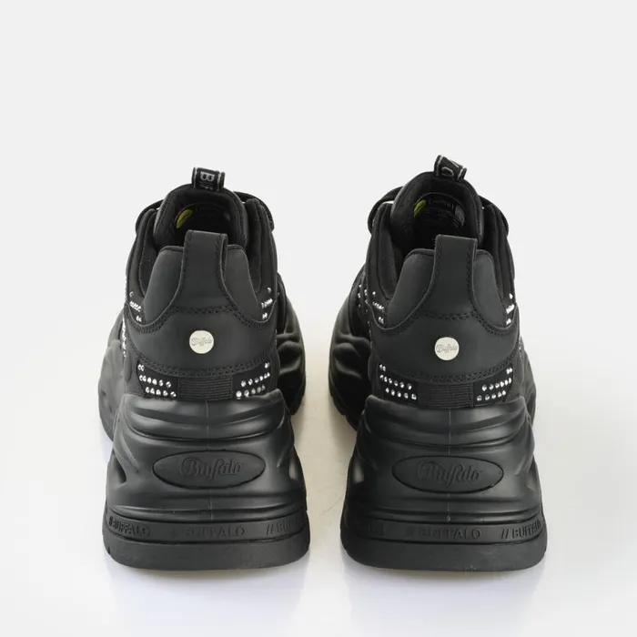 Shop Sneakers BUFFALO Triplet Glam Blacksilver