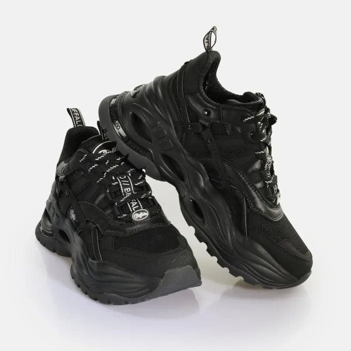 Shop Sneakers BUFFALO Triplet Hollow Black
