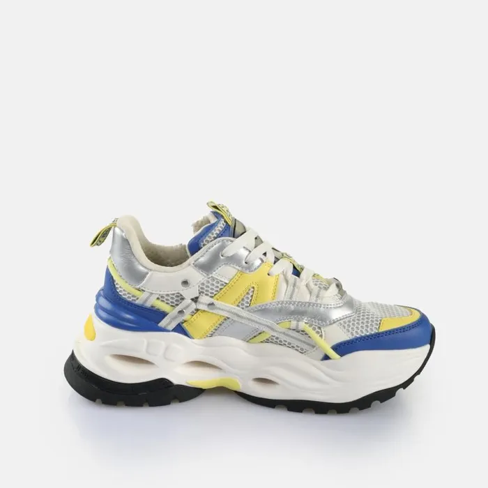 Shop Sneakers BUFFALO Triplet Hollow Blueyellowwhite