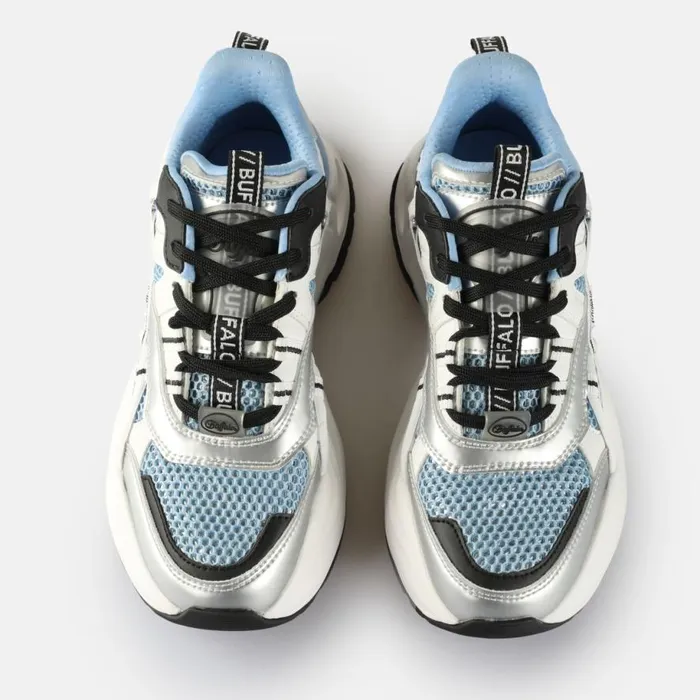 Shop Sneakers BUFFALO Triplet Hollow Whitebluesilver