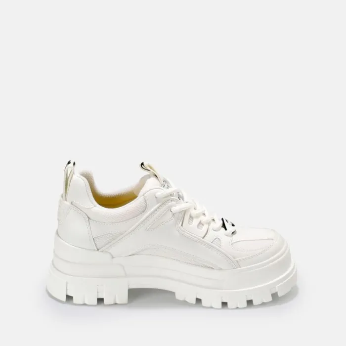 Shop Vegan Shoes BUFFALO Aspha HYB Men Lace Up Vegan White White