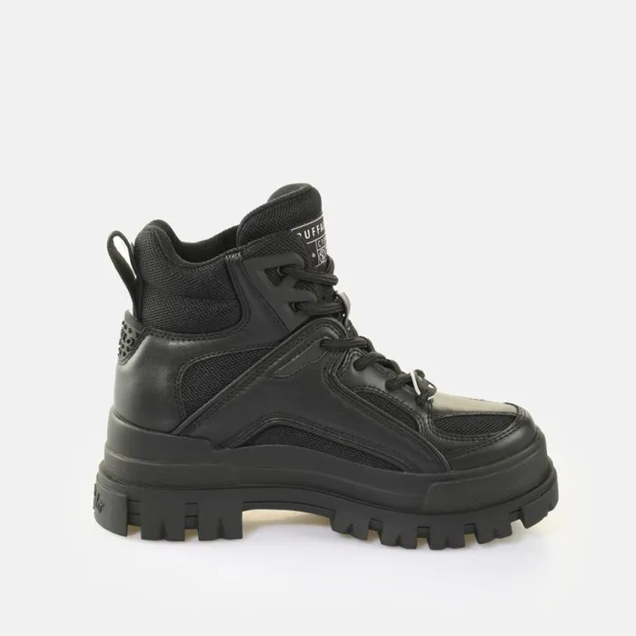Shop Vegan Shoes BUFFALO Aspha Hyb Mid Black