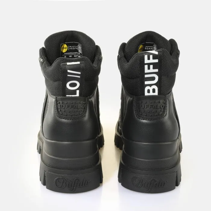 Shop Vegan Shoes BUFFALO Aspha Hyb Mid Black