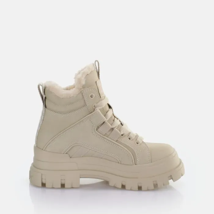 Shop Vegan Shoes BUFFALO Aspha NC Mid Warm Beige