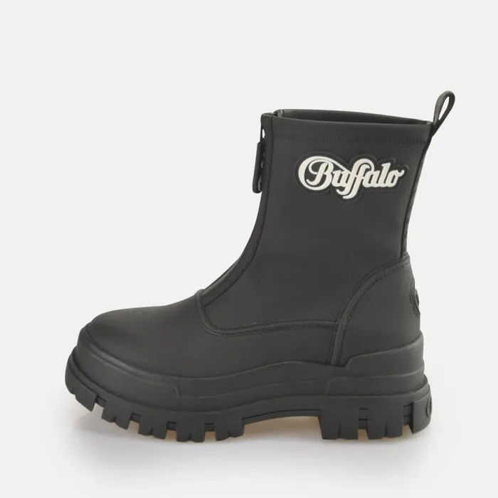 Shop Vegan Shoes BUFFALO Aspha Rain ZIP Black