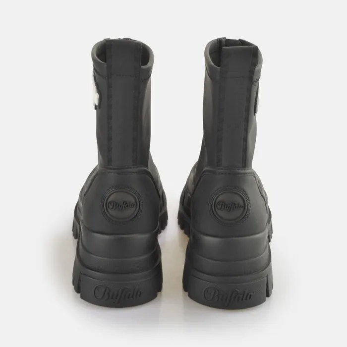 Shop Vegan Shoes BUFFALO Aspha Rain ZIP Black