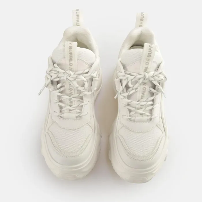 Shop Vegan Shoes BUFFALO Blader Matcha BS White