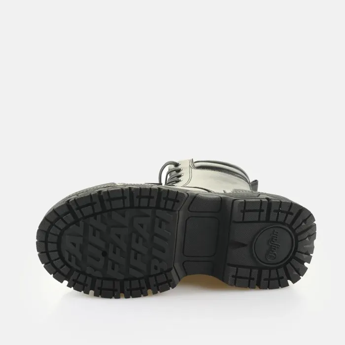 Shop Vegan Shoes BUFFALO Fusion Lace Up Mid Black