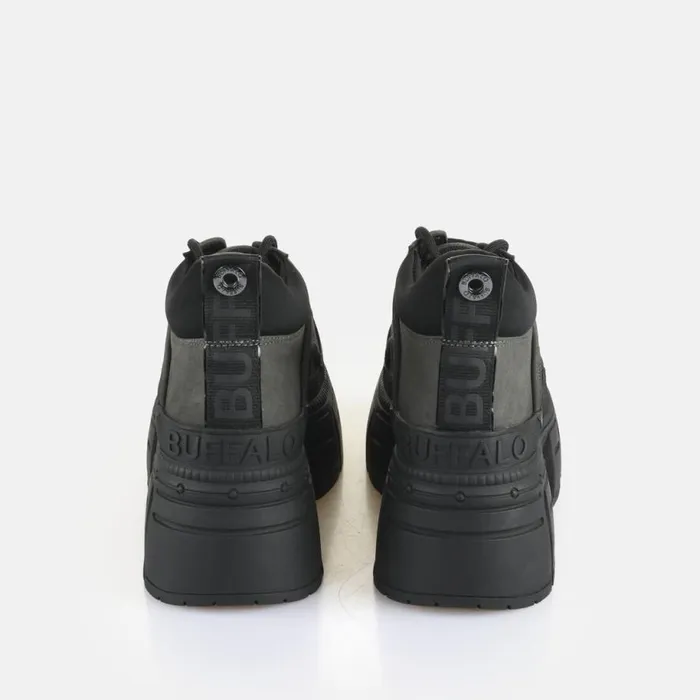 Shop Vegan Shoes BUFFALO Gospher Hike LO BS Dark Grey