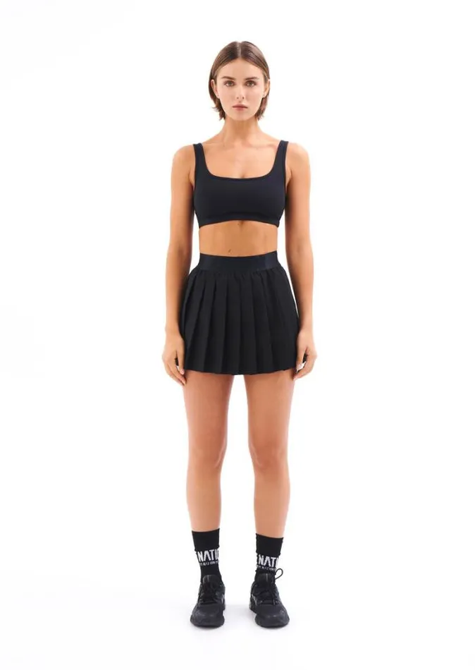 Shop VOLLEY SKIRT IN BLACK PE Nation Skirts