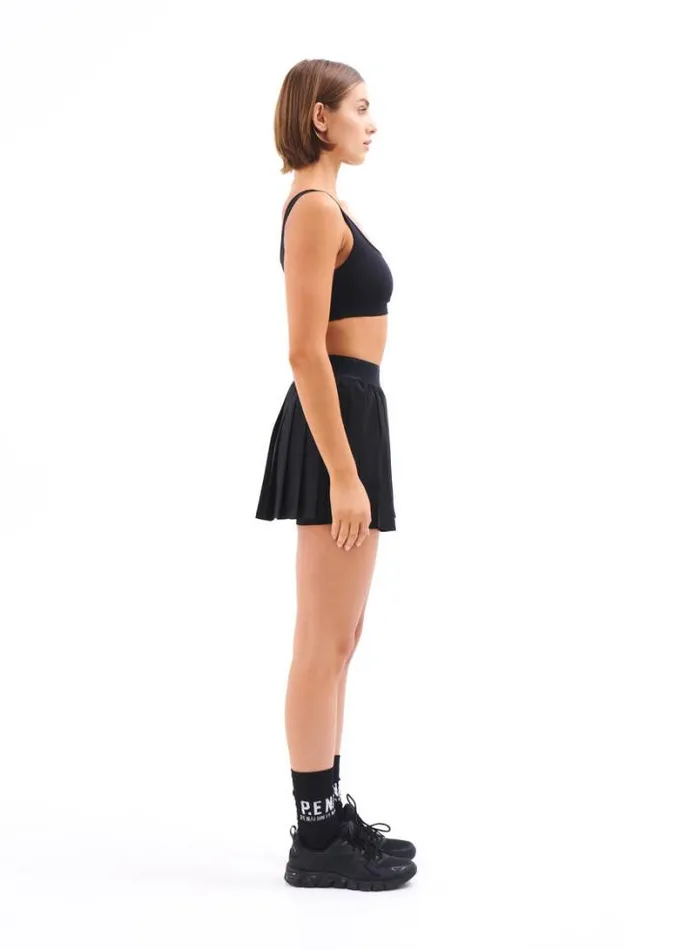 Shop VOLLEY SKIRT IN BLACK PE Nation Skirts