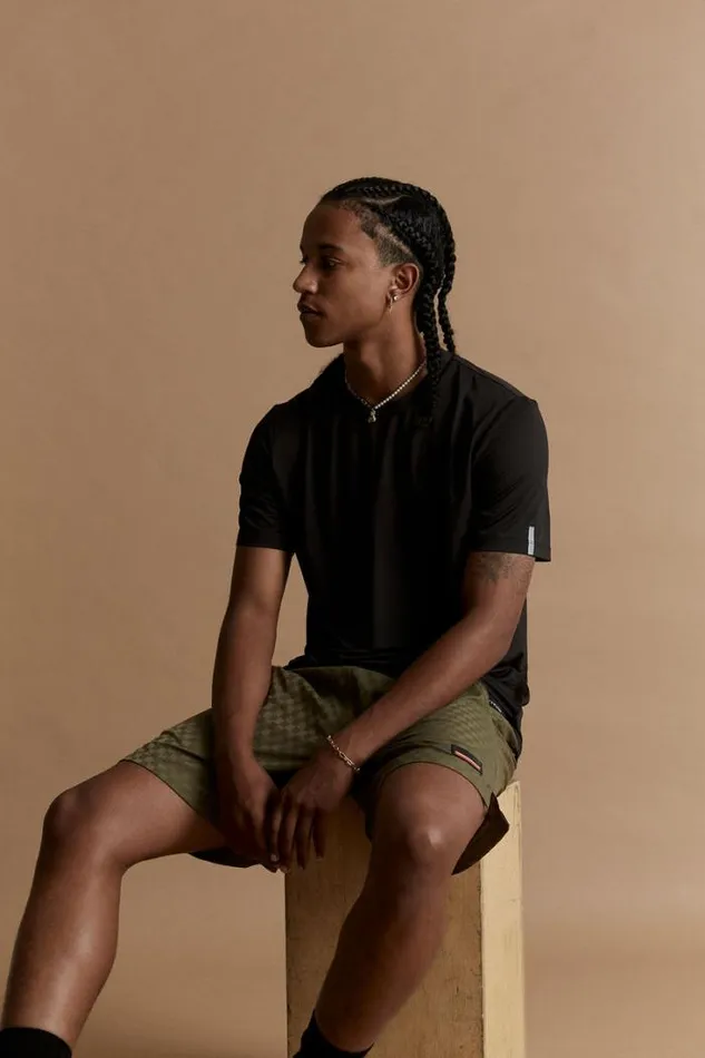 Shop WEST DIVISION SHORT IN KHAKI PE Nation Shorts