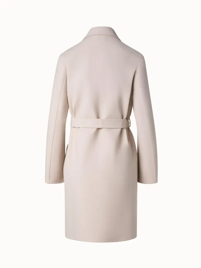 Short Coat In Cotton DoubleFace Greige Women Akris Jackets