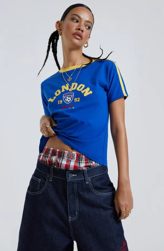 Shorts and Jorts Women Jaded London Multi Tartan Boxer Short