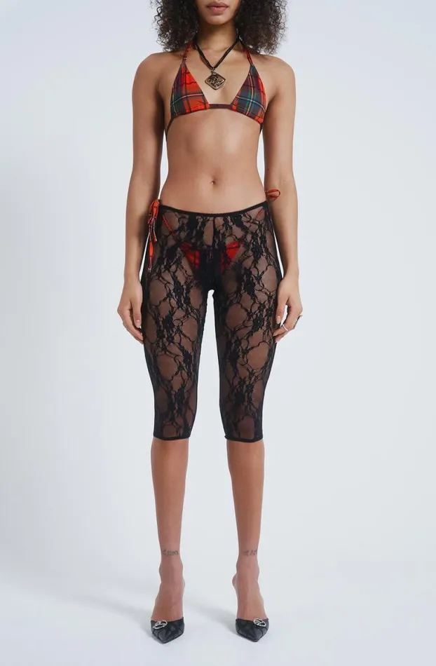 Shorts and Jorts Women Jaded London Venice Lace Pedal Pushers