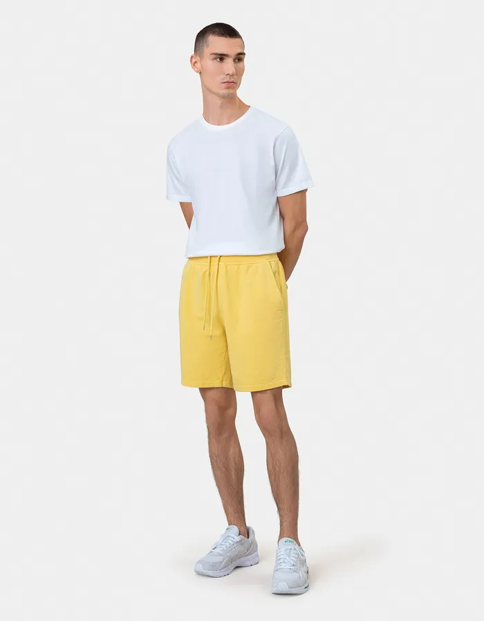 Shorts Colorfulstandard Men Classic Organic Sweatshorts 8211 Lemon Yellow