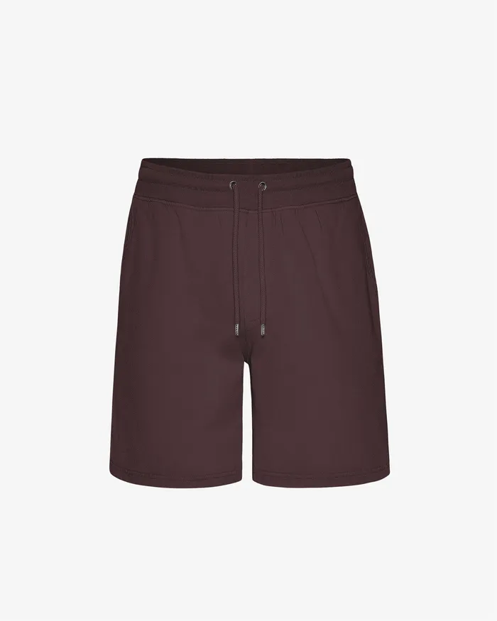 Shorts Men Colorfulstandard Classic Organic Sweatshorts 8211 Oxblood Red