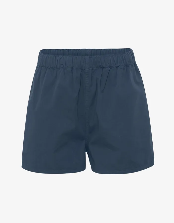 Shorts Women Organic Twill Shorts 8211 Petrol Blue 8211 Colorfulstandard Women