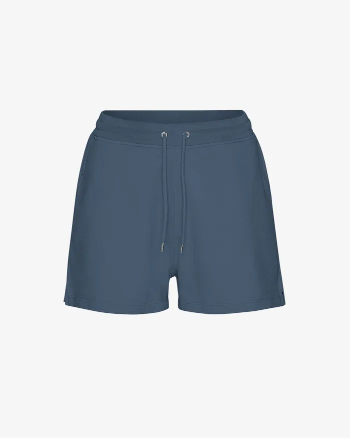 Shorts Women Women Organic Sweatshorts 8211 Petrol Blue Colorfulstandard