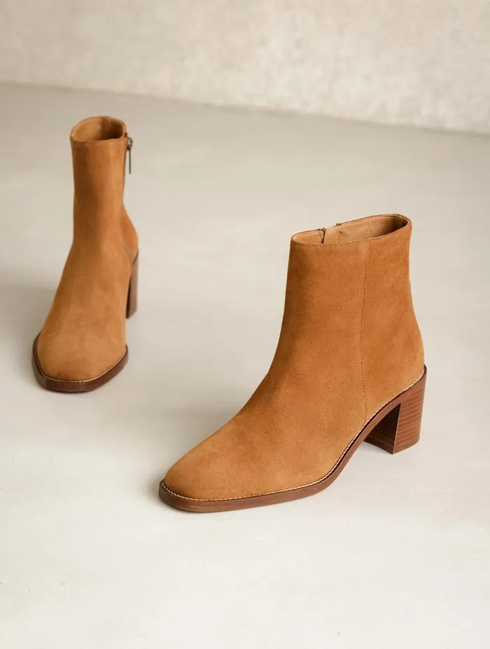 Sienna Squirrel Women Bobbies Ankle Boots
