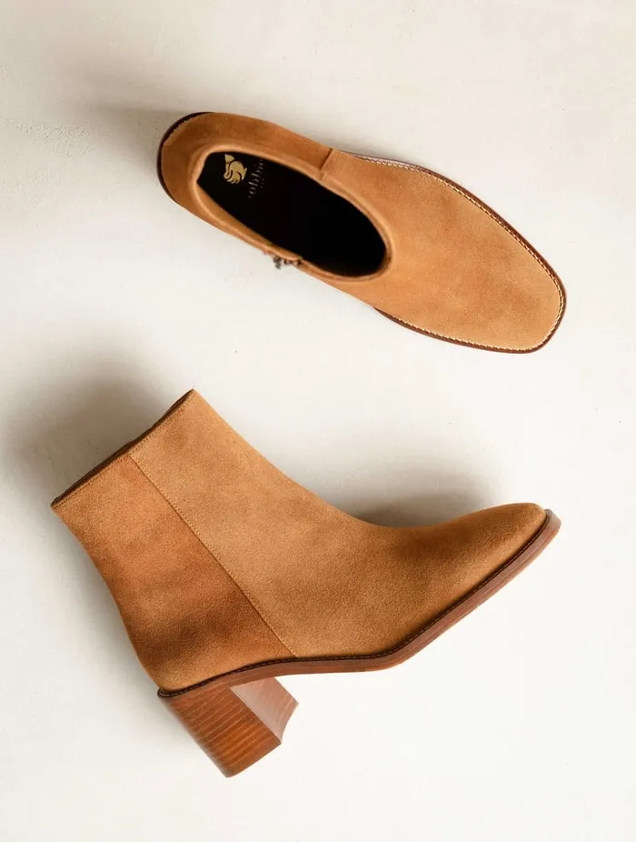 Sienna Squirrel Women Bobbies Ankle Boots