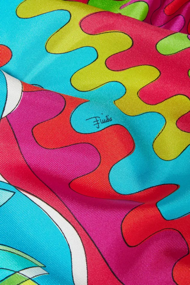 Silks Women PUCCI BersaglioPrint Large SilkTwill Carr